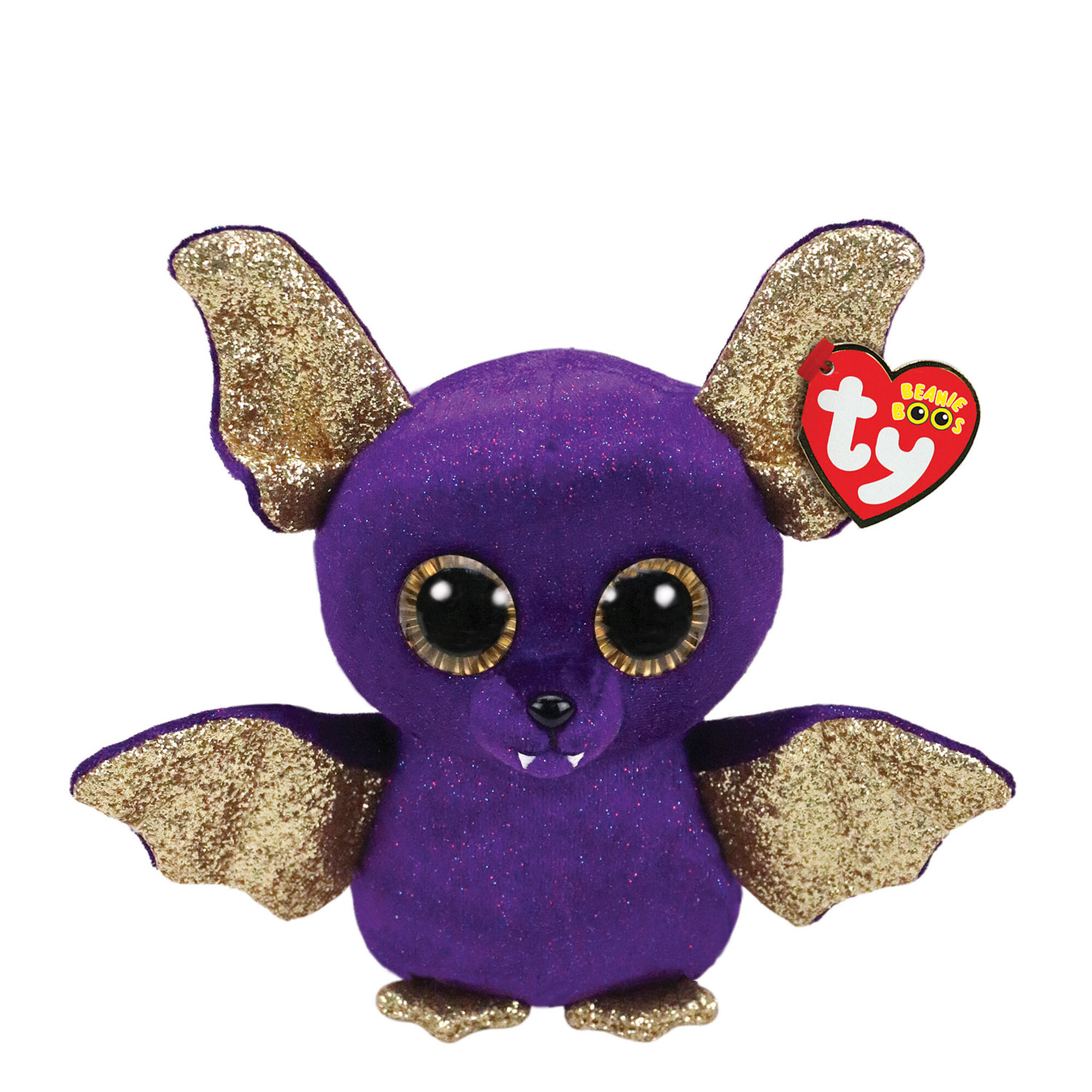 Ty Beanie Boos Big Eyes 6" SOFT Plush Black Bat Animal Toys 